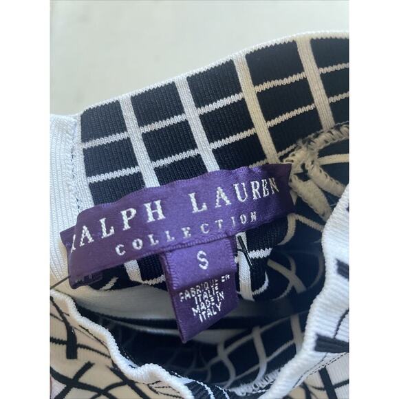 Ralph Lauren Collection Purple Label Mini Dress Long Sleeve Mock Neck Runway S - Picture 11 of 15